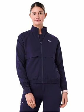FIGS Women's Navy Sydney Scrub Jacket